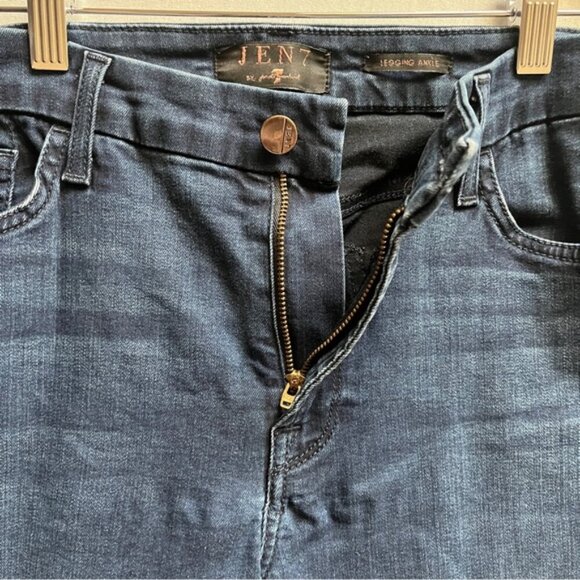 Jen7 by 7 for All Mankind high waisted skinny jeans Sz 8 - Picture 8 of 13